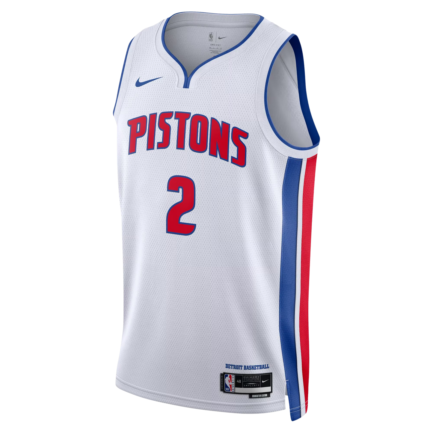 Detroit Pistons White Association Jersey Cade Cunningham #2