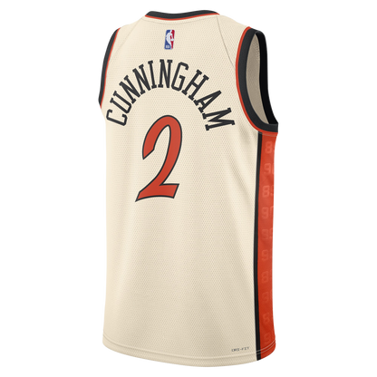 Detroit Pistons White City Edition Jersey Cade Cunningham #2
