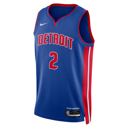 Detroit Pistons Blue Icon Jersey Cade Cunningham #2