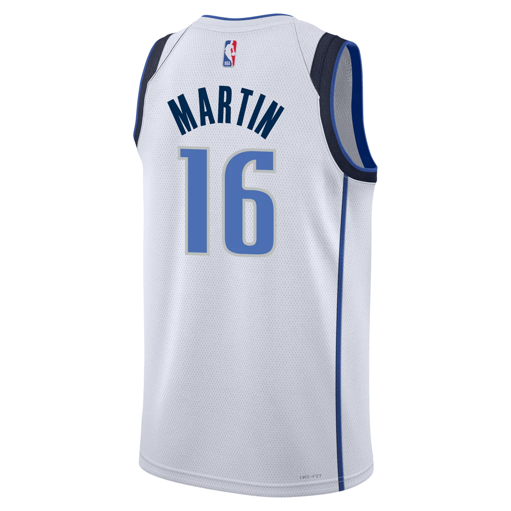 Dallas Mavericks White Association Jersey Caleb Martin #16
