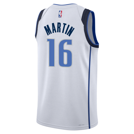 Dallas Mavericks White Association Jersey Caleb Martin #16