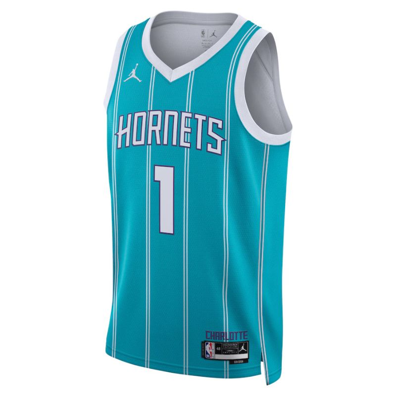 Charlotte Hornets 24/25 Ball Away Jersey front