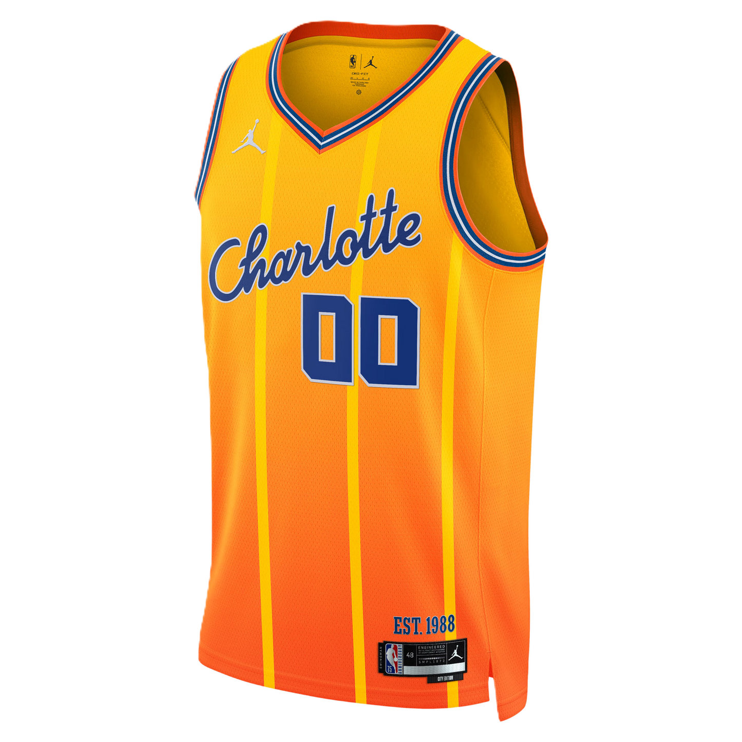 Charlotte Hornets Gold 2025-2026 City Edition Jersey Custom
