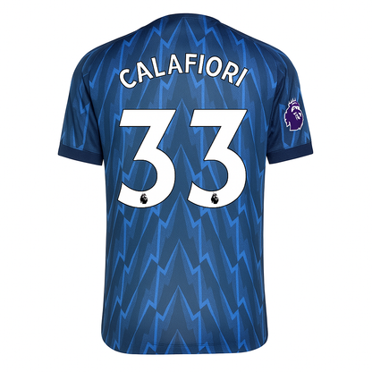 Arsenal Away Jersey 2025/2026 Riccardo Calafiori #33