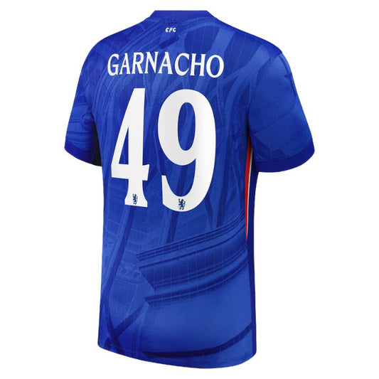 Chelsea 25/26 Home Jersey Garnacho #49 (Blue) back