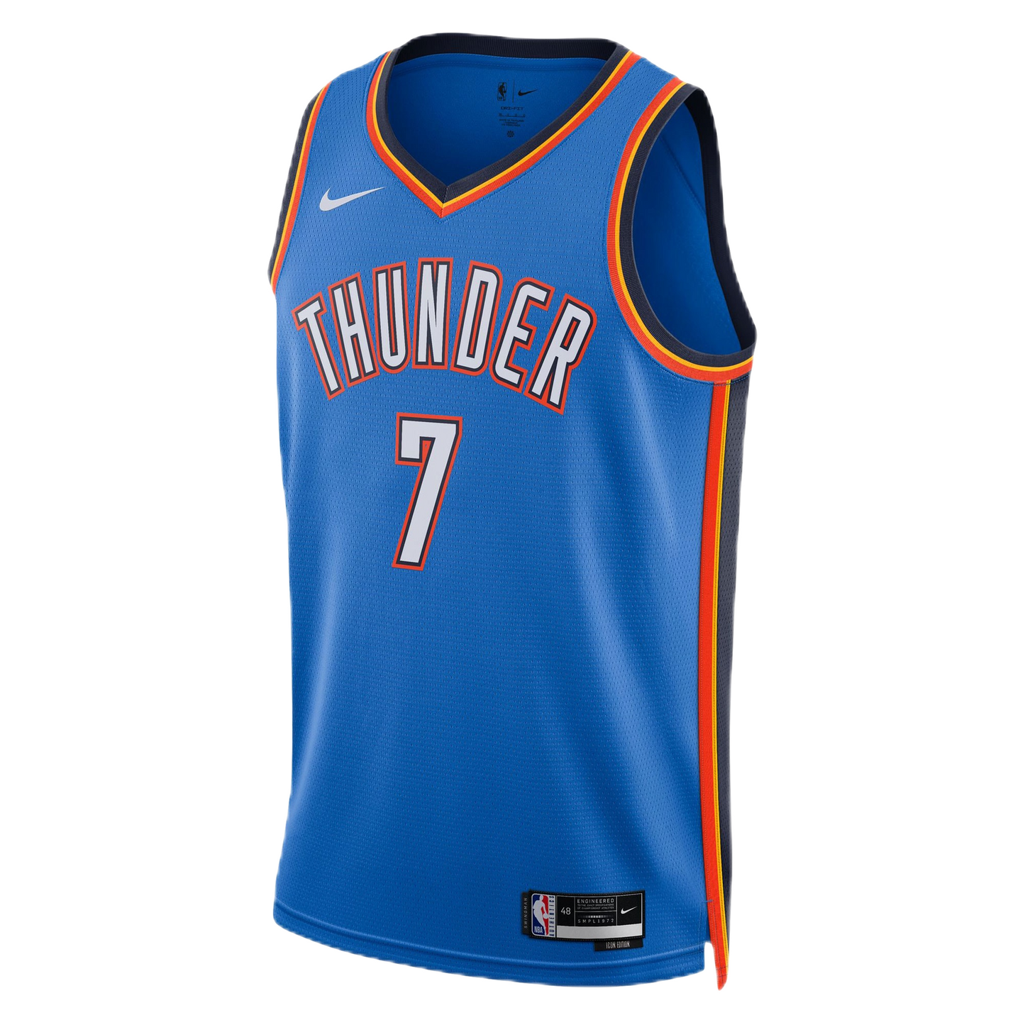 Oklahoma City Thunder Blue Icon Jersey Chet Holmgren #7