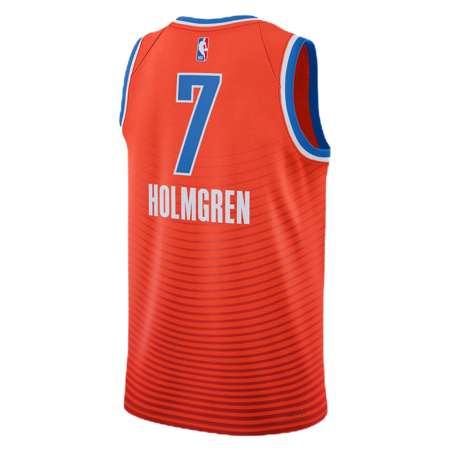 Oklahoma City Thunder Orange Statement Jersey Chet Holmgren #7
