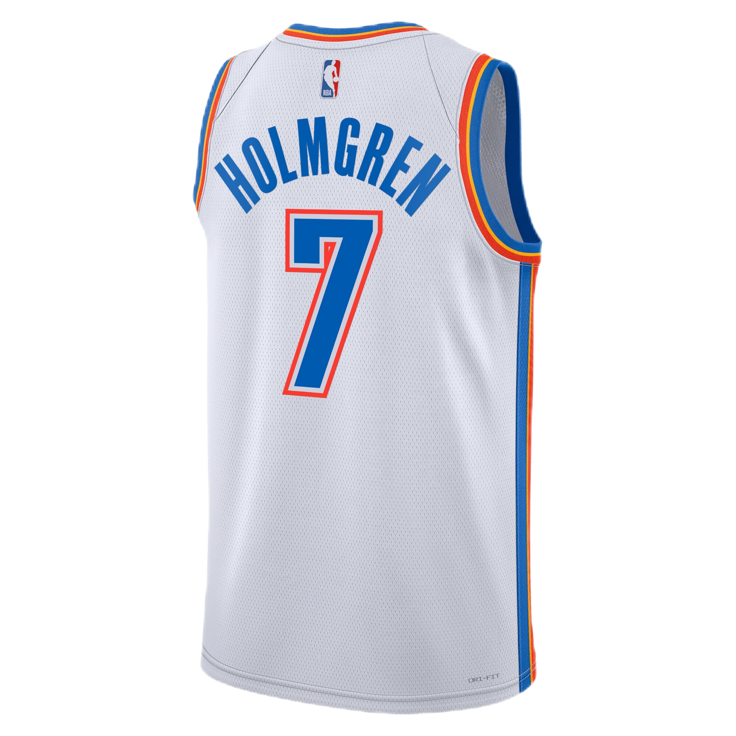 Oklahoma City Thunder White Association Jersey Chet Holmgren #7