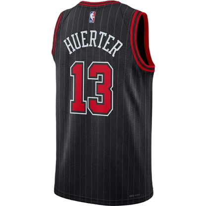 Chicago Bulls Black Statement Jersey Kevin Huerter #13