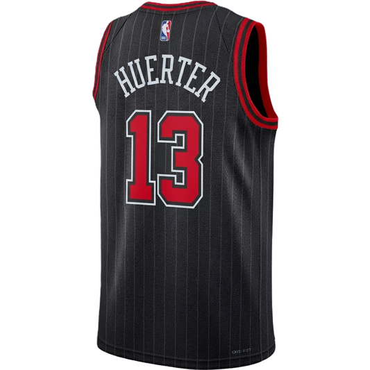 Chicago Bulls Black Statement Jersey Kevin Huerter #13