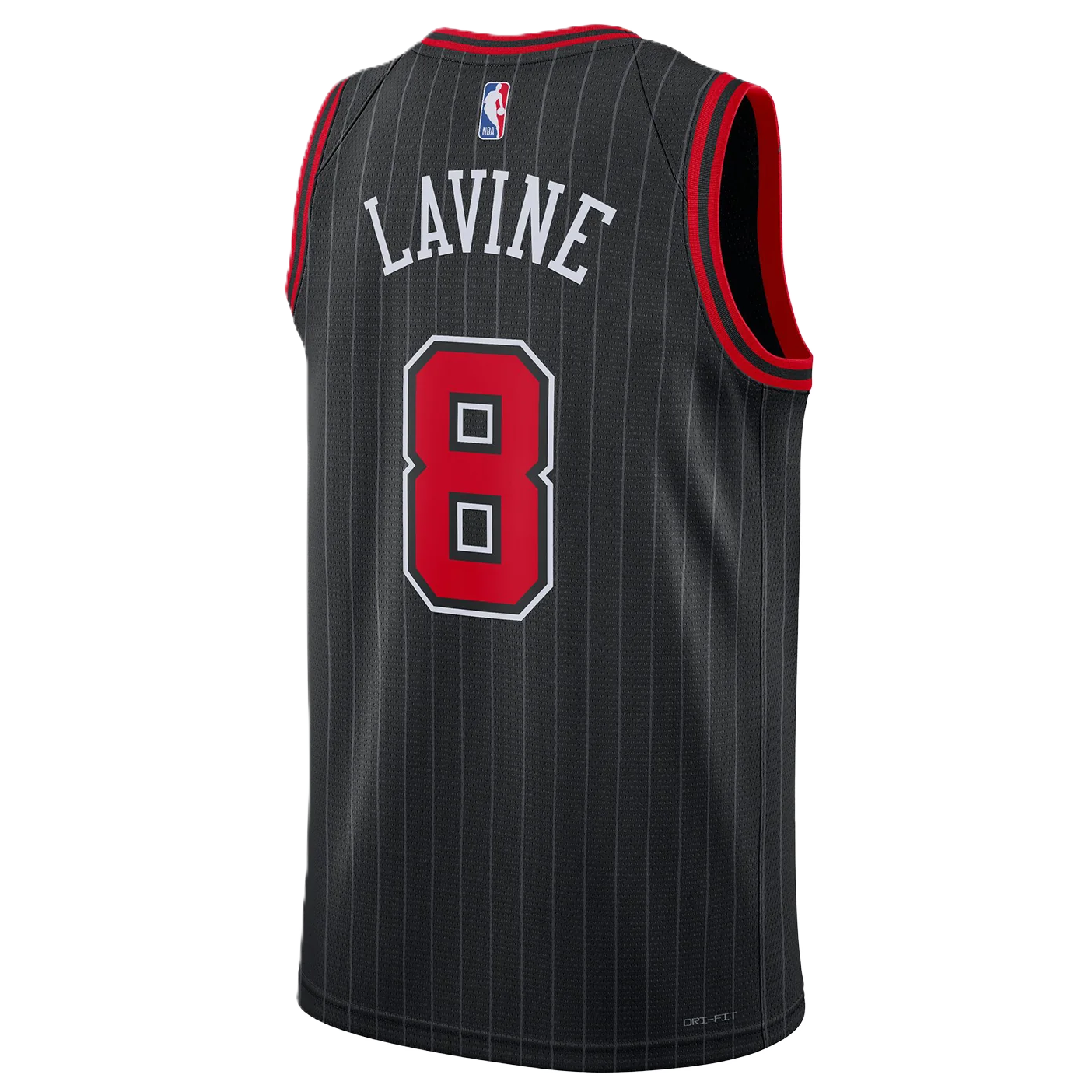 Chicago Bulls Black Statement Jersey Zach LaVine #8