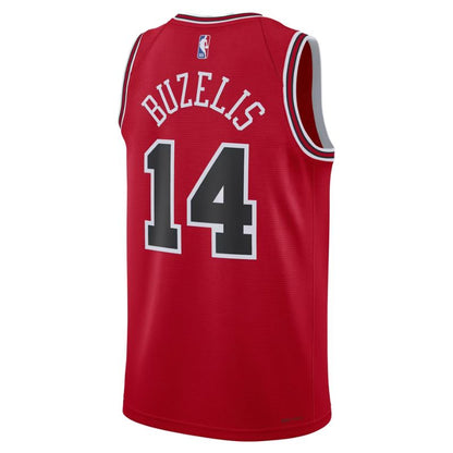 Chicago Bulls Red Icon Edition Jersey Matas Buzelis &nbsp;#14 back
