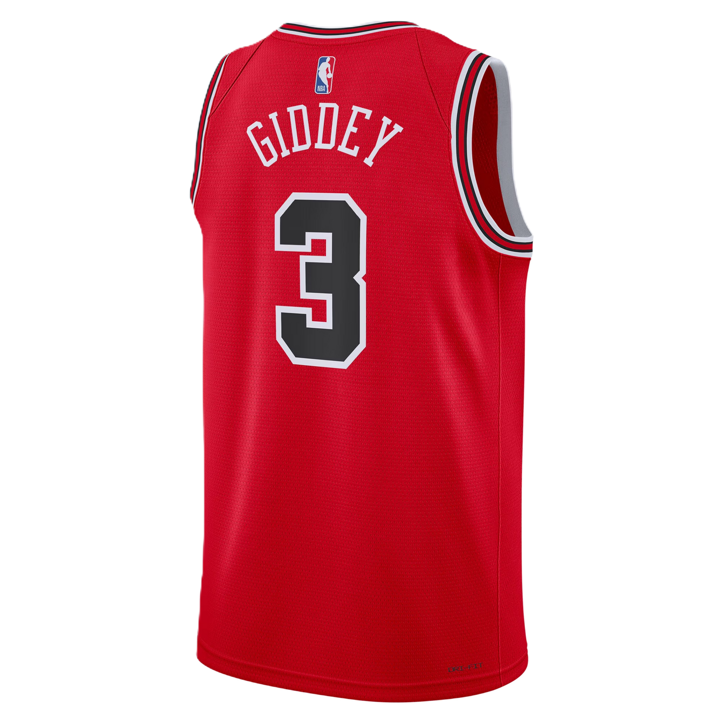 Chicago Bulls Red Icon Jersey Zach Josh Giddey #3