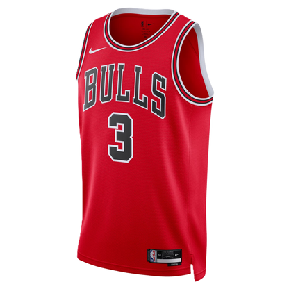 Chicago Bulls Red Icon Jersey Zach Josh Giddey #3