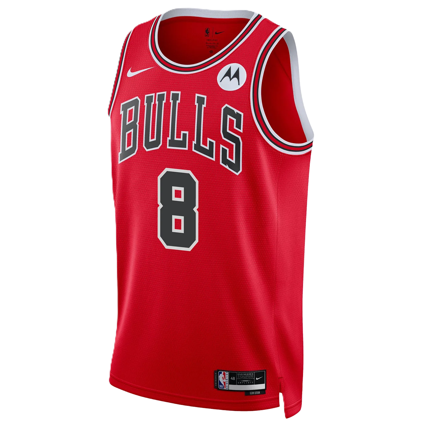 Chicago Bulls Red Icon Jersey Zach LaVine #8