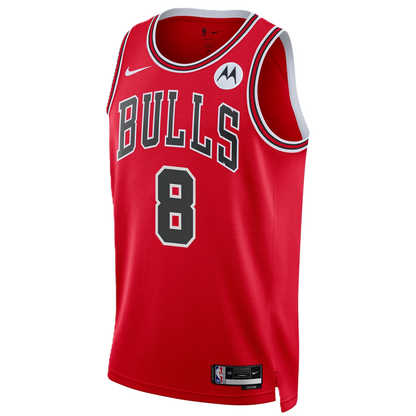 Chicago Bulls Red Icon Jersey Zach LaVine #8