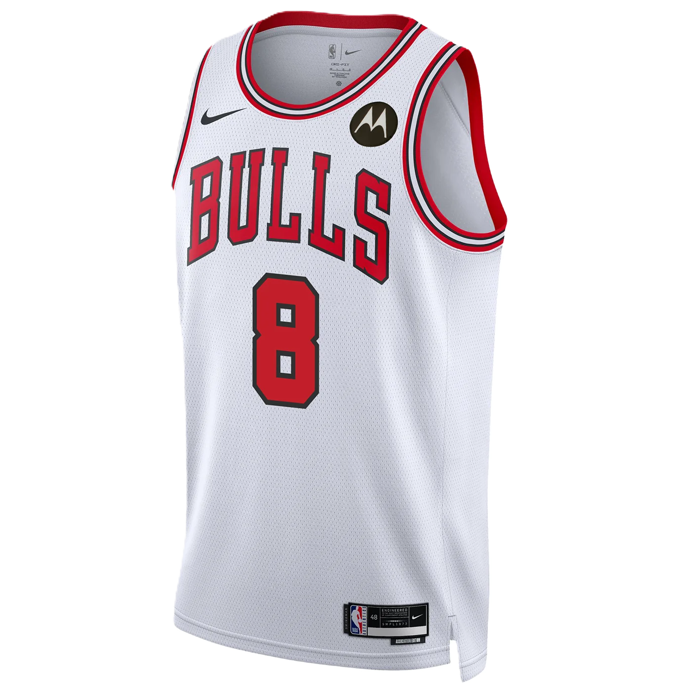 Chicago Bulls White Association Jersey Zach LaVine #8