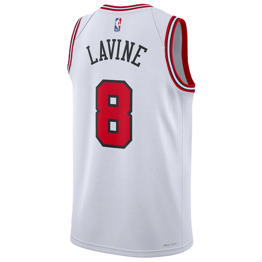Chicago Bulls White Association Jersey Zach LaVine #8