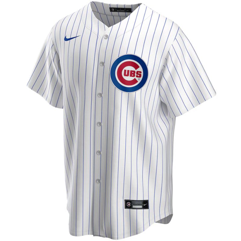 Chicago Cubs Custom Home Jersey front