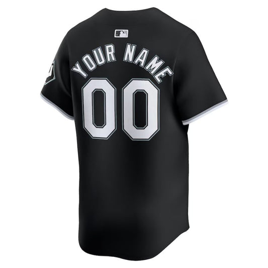 Chicago White Sox Custom Black Jersey back