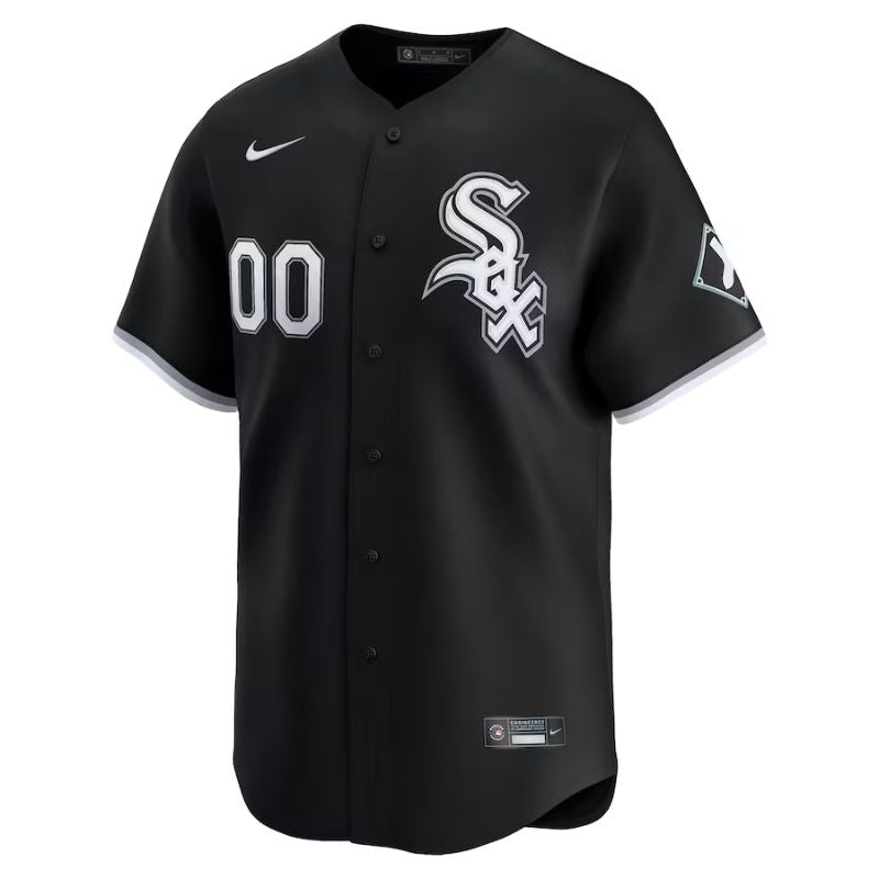 Chicago White Sox Custom Black Jersey front