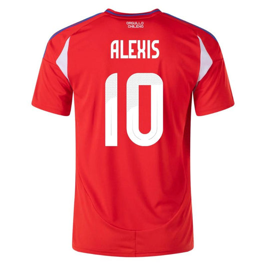 Chile 2024 Home Jersey Alexis Sanchez #10