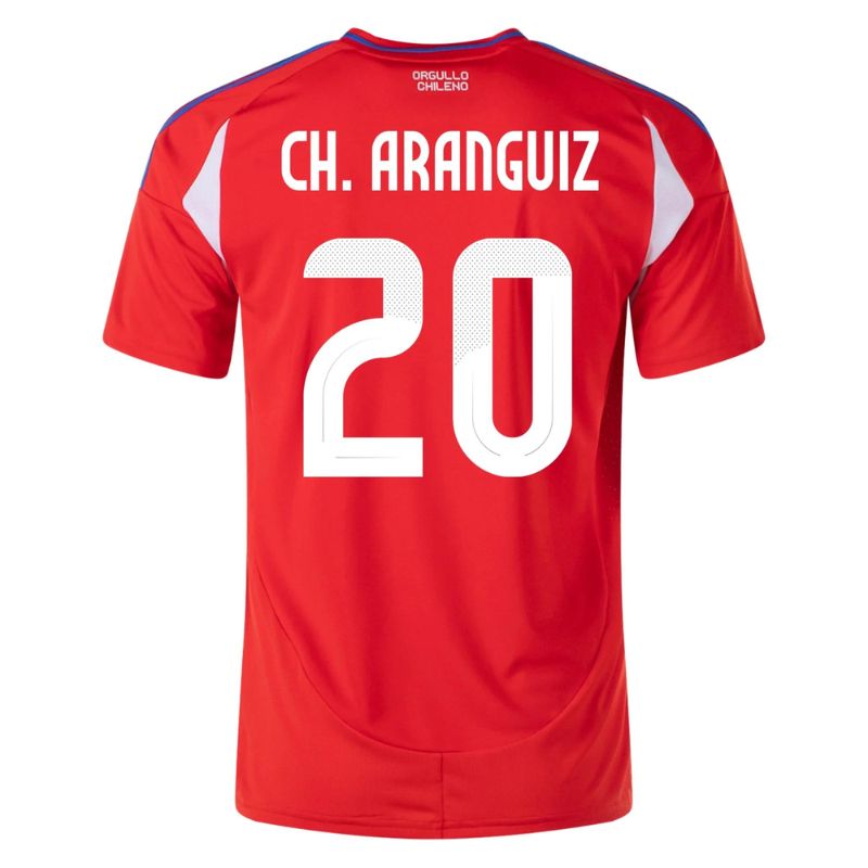 Chile 2024 Home Jersey Charles Aranguiz #20