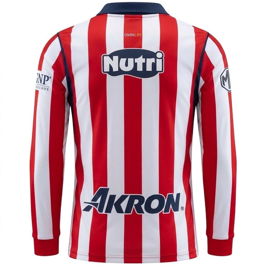 Chivas De Guadalajara 26/27 Home Long Sleeve Jersey