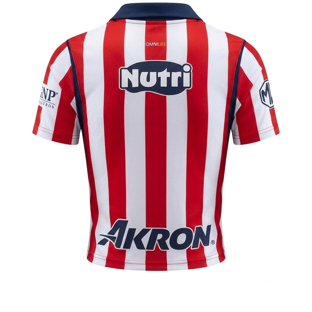 Chivas De Guadalajara 26/27 Home Cropped Women's Jersey