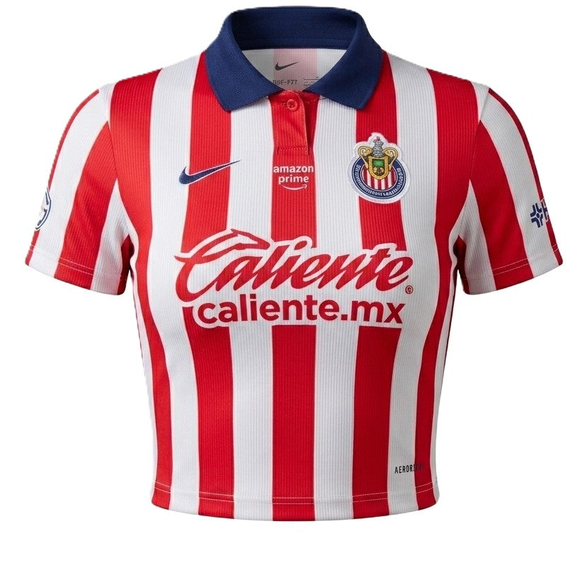 Chivas De Guadalajara 26/27 Home Cropped Women's Jersey