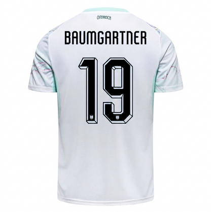 Austria 2026 Away Jersey Christoph Baumgartner #19