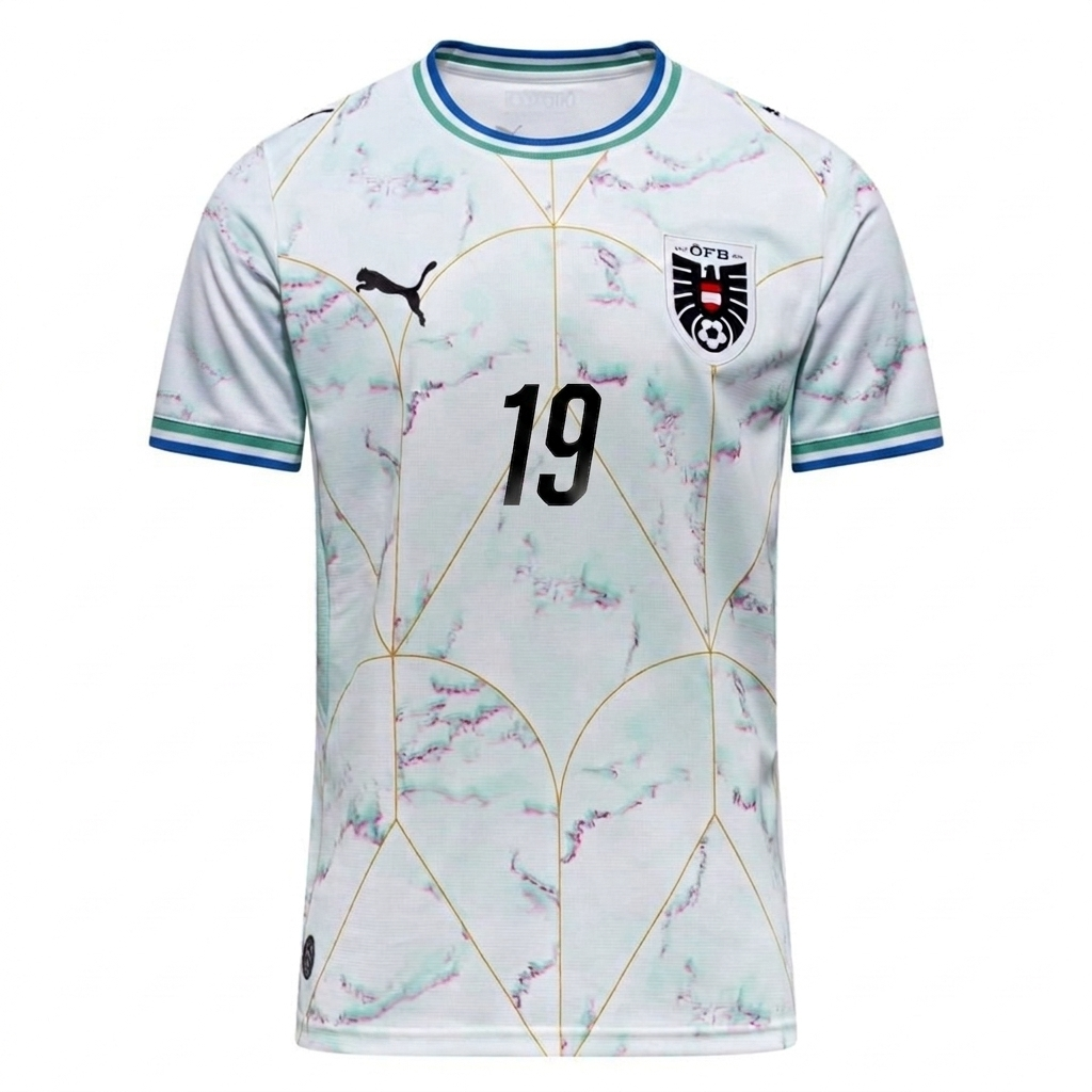 Austria 2026 Away Jersey Christoph Baumgartner #19