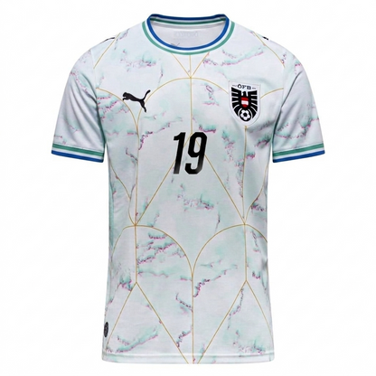 Austria 2026 Away Jersey Christoph Baumgartner #19