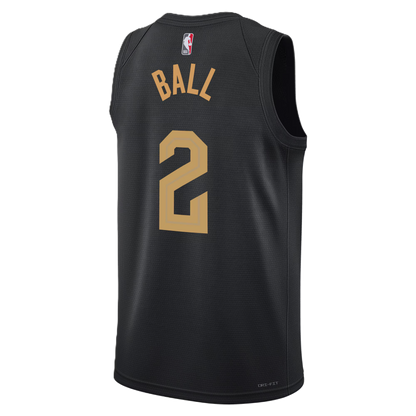 Cleveland Cavaliers Black Statement Jersey Lonzo Ball #2