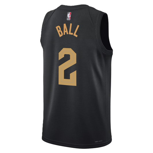 Cleveland Cavaliers Black Statement Jersey Lonzo Ball #2
