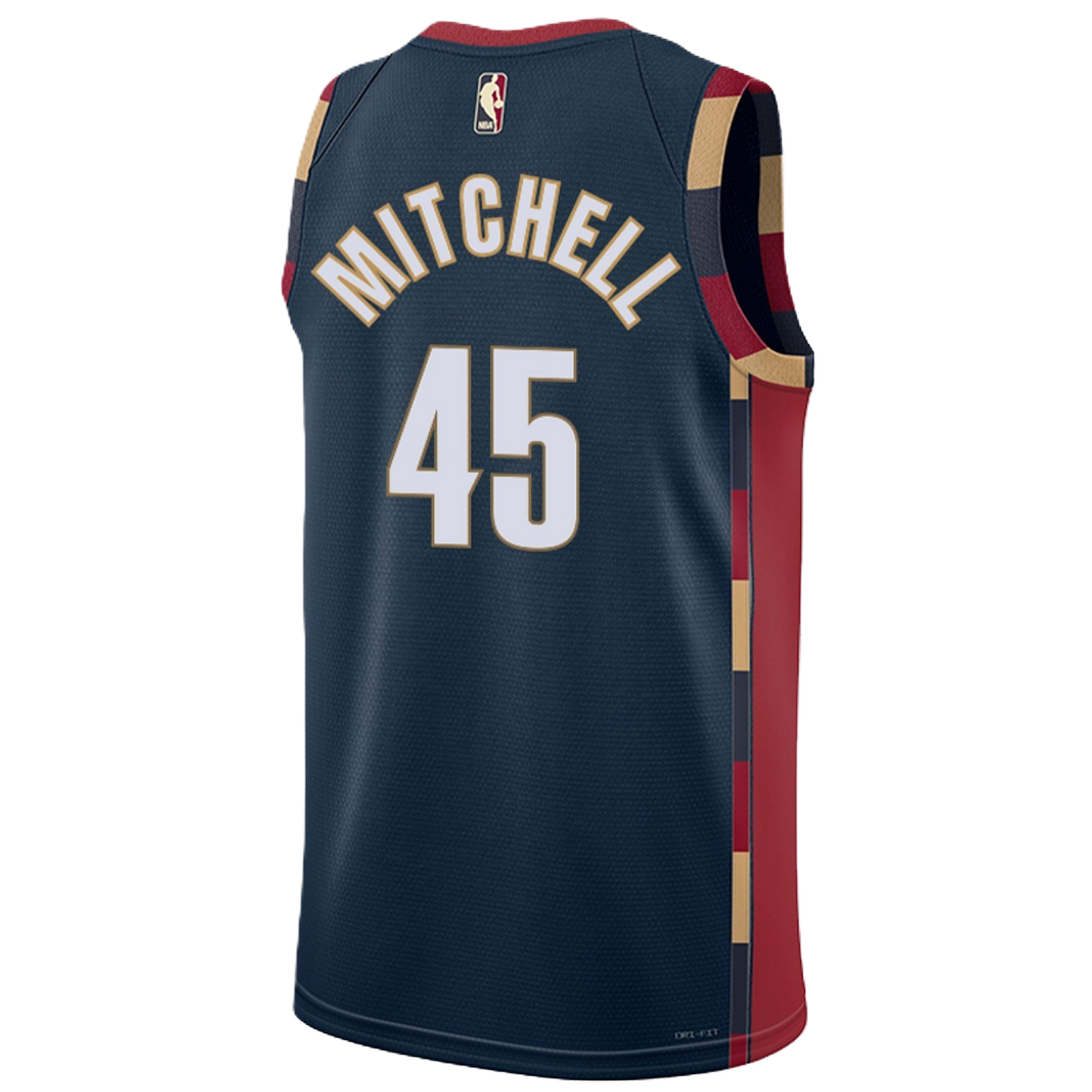 Cleveland Cavaliers Navy 2008-09 Hardwood Classics Jersey Donovan Mitchell #45