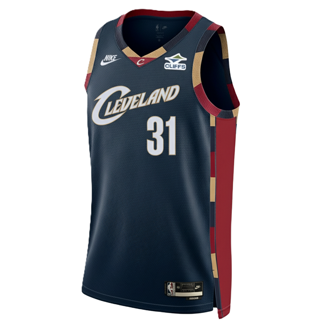 Cleveland Cavaliers Navy 2008-09 Hardwood Classics Jersey Jarrett Allen #31