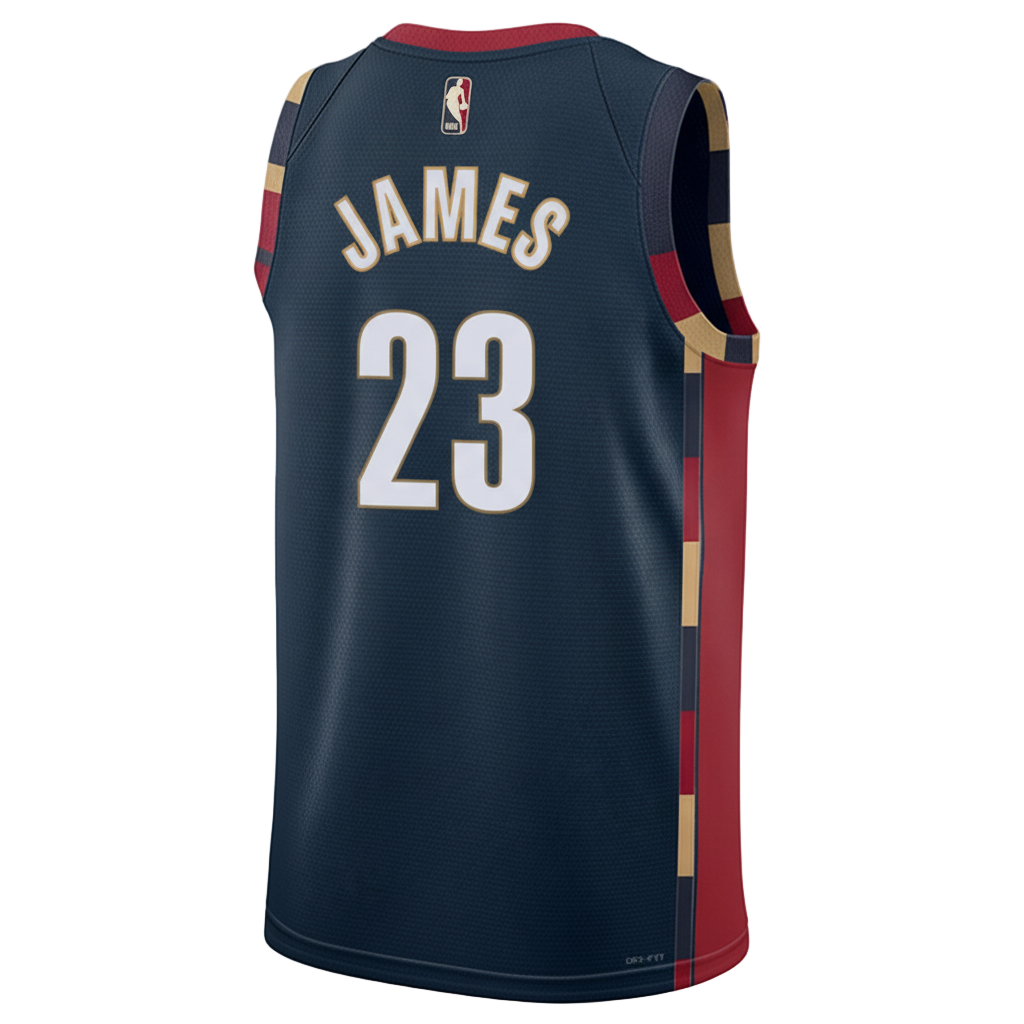 Cleveland Cavaliers Navy 2008-09 Hardwood Classics Jersey LeBron James #23