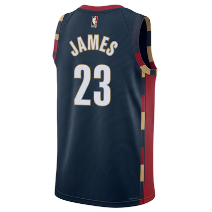 Cleveland Cavaliers Navy 2008-09 Hardwood Classics Jersey LeBron James #23