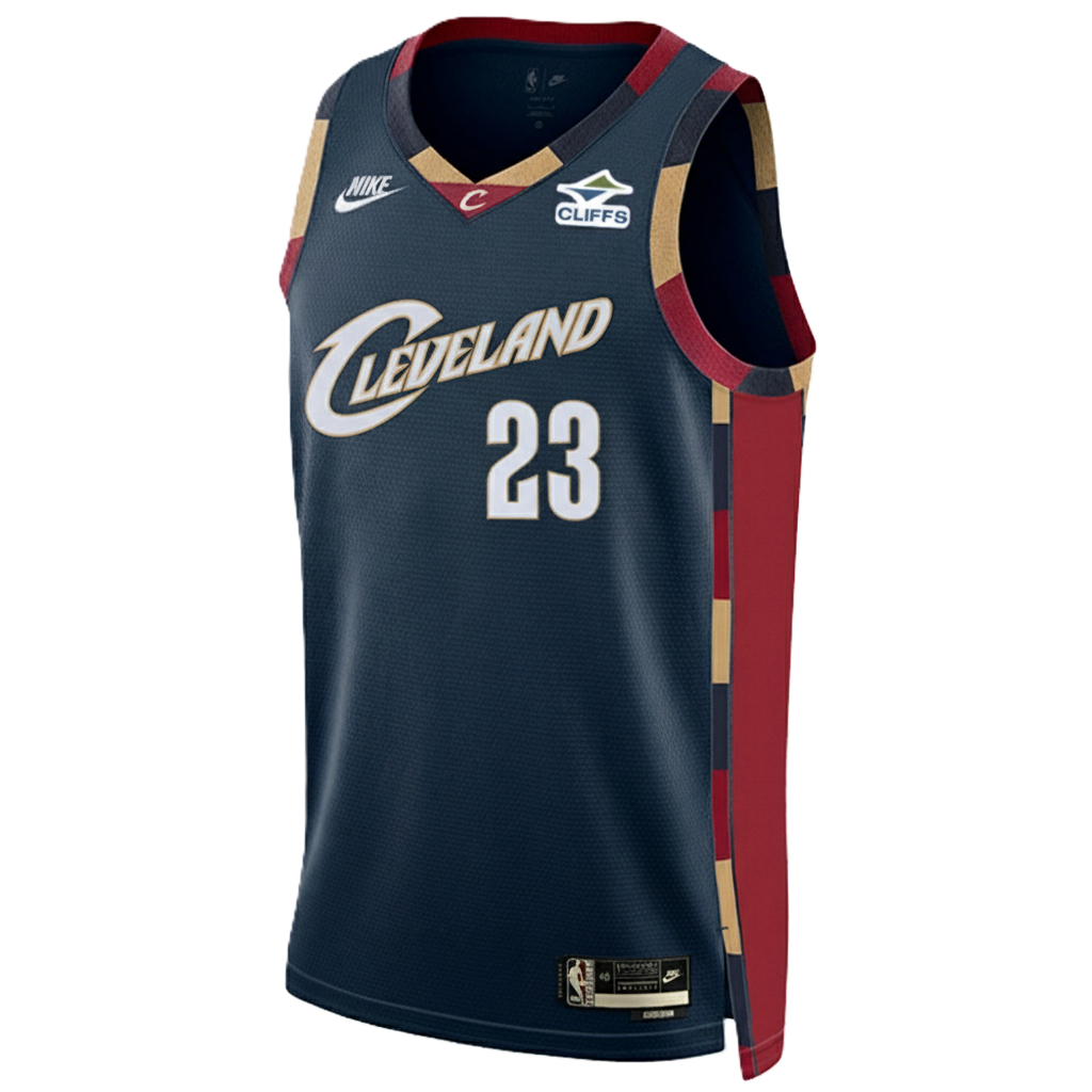 Cleveland Cavaliers Navy 2008-09 Hardwood Classics Jersey LeBron James #23