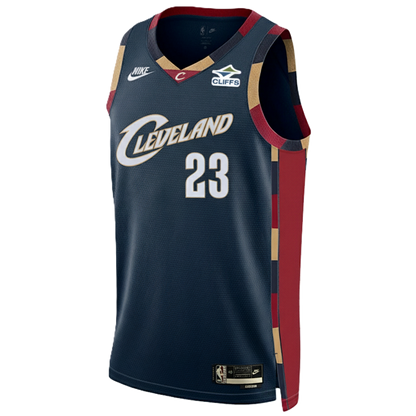 Cleveland Cavaliers Navy 2008-09 Hardwood Classics Jersey LeBron James #23
