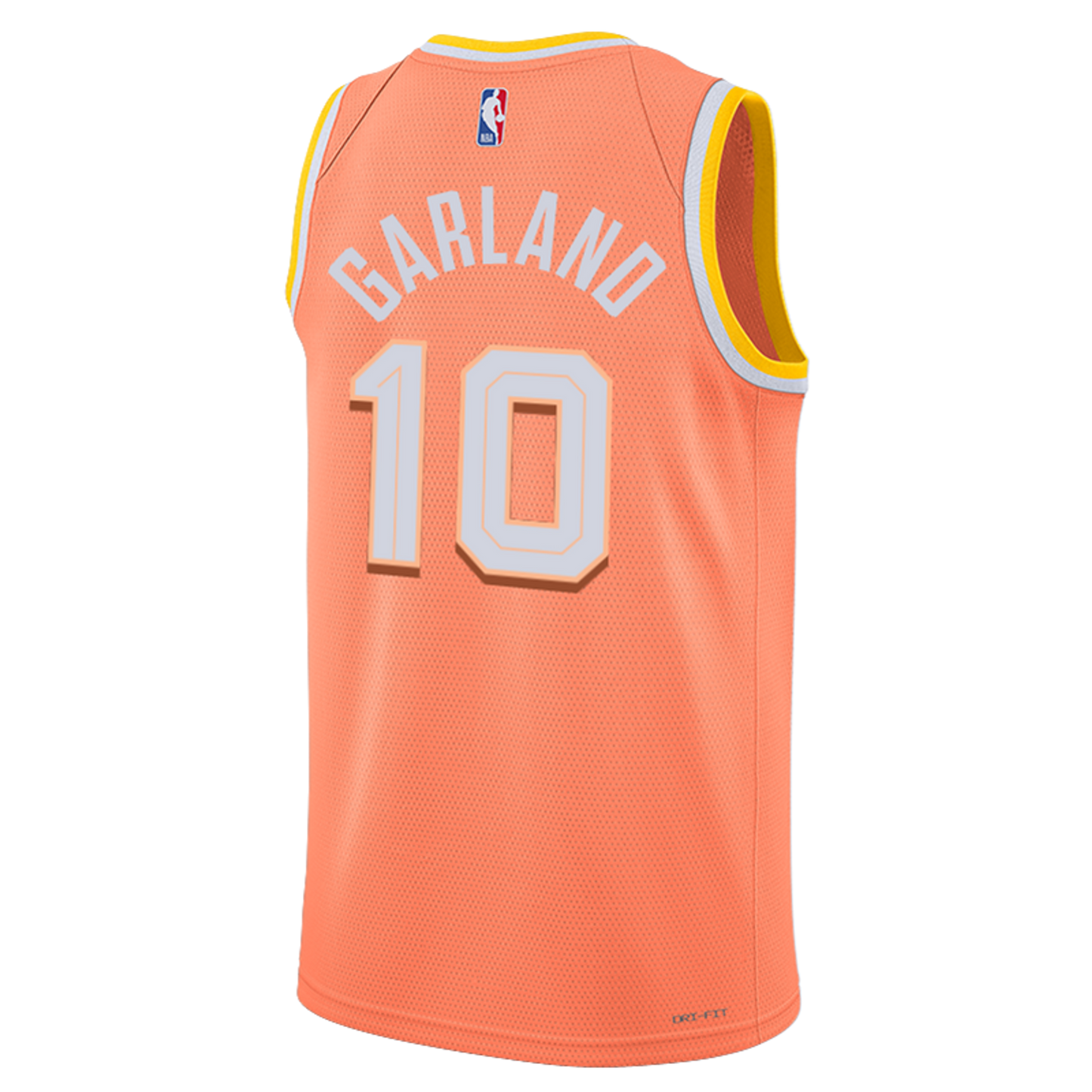 Cleveland Cavaliers Orange 2025-2026 City Edition Jersey Darius Garland #10