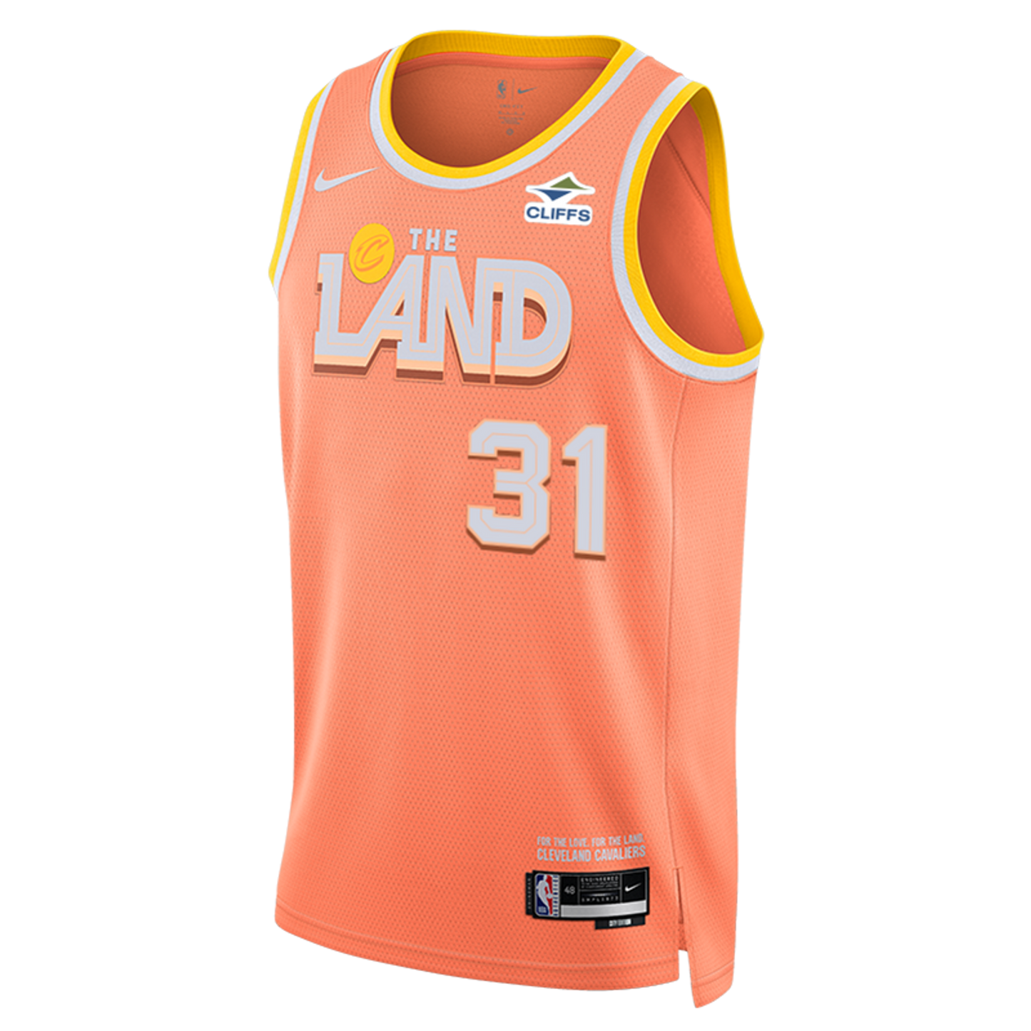 Cleveland Cavaliers Orange 2025-2026 City Edition Jersey Jarrett Allen #31