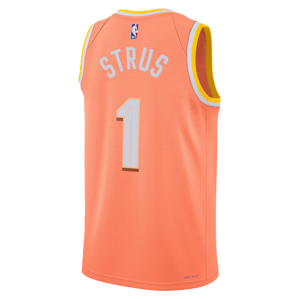 Cleveland Cavaliers Orange 2025-2026 City Edition Jersey Max Strus #1