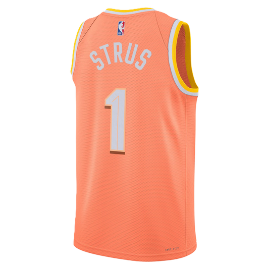 Cleveland Cavaliers Orange 2025-2026 City Edition Jersey Max Strus #1