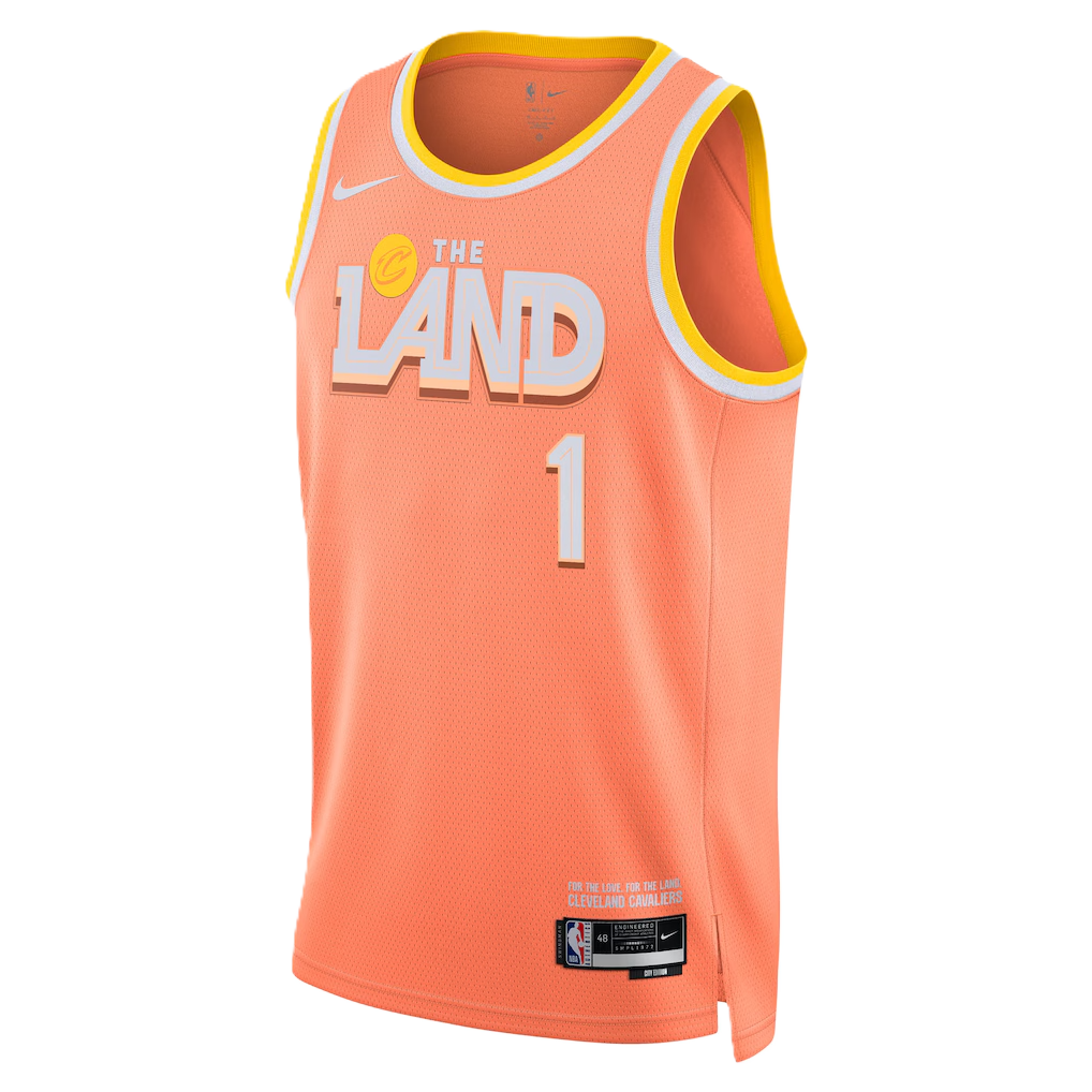 Cleveland Cavaliers Orange 2025-2026 City Edition Jersey Max Strus #1