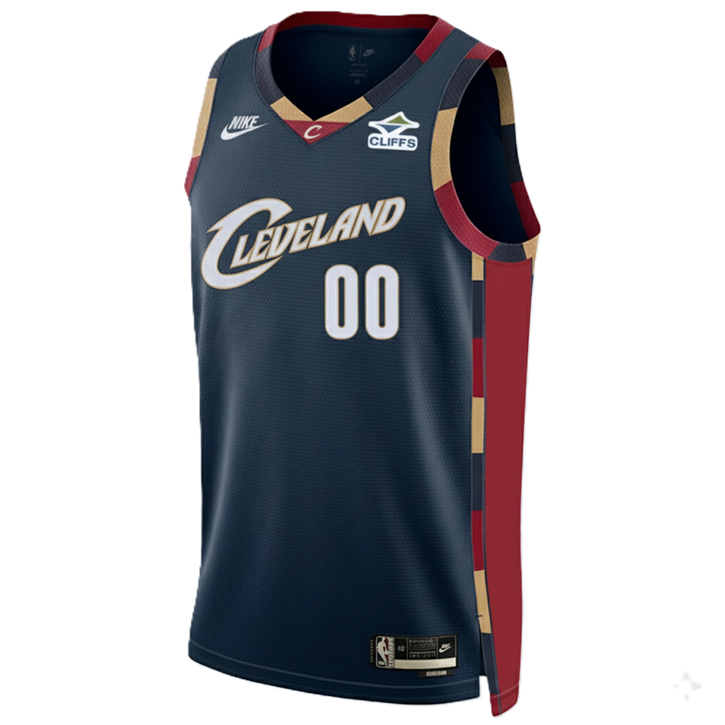 Cleveland Cavaliers Navy 2008-09 Hardwood Classics Jersey Custom