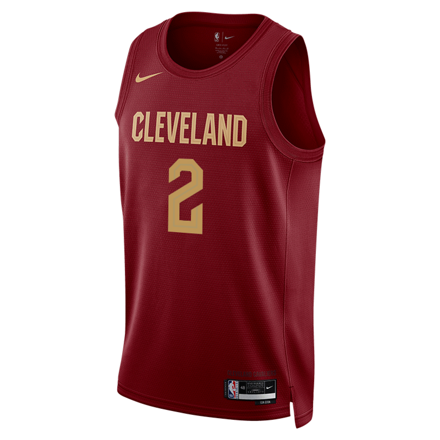 Cleveland Cavaliers Burgundy Icon Jersey Lonzo Ball #2