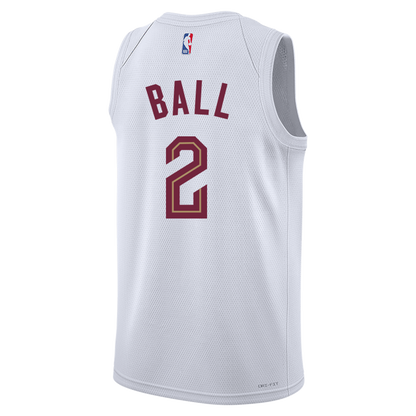 Cleveland Cavaliers White Association Jersey Lonzo Ball #2