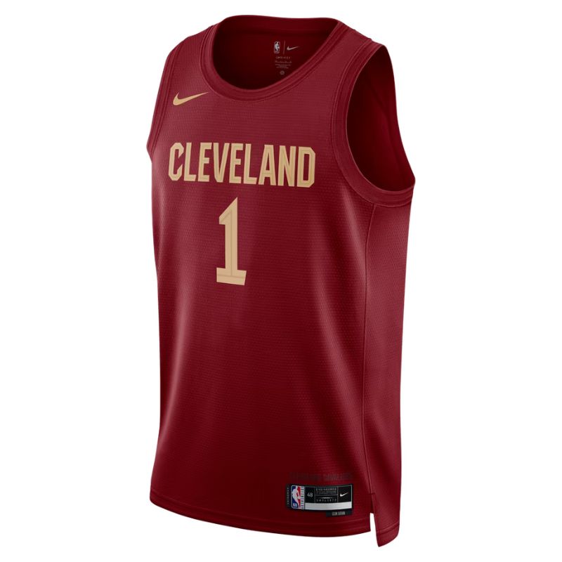 Cleveland Cavaliers Wine Icon Jersey James Harden #1 front